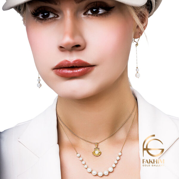 آویز دل صدف - Image 2