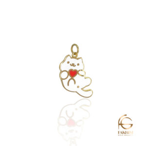 آویز گربه و قلب